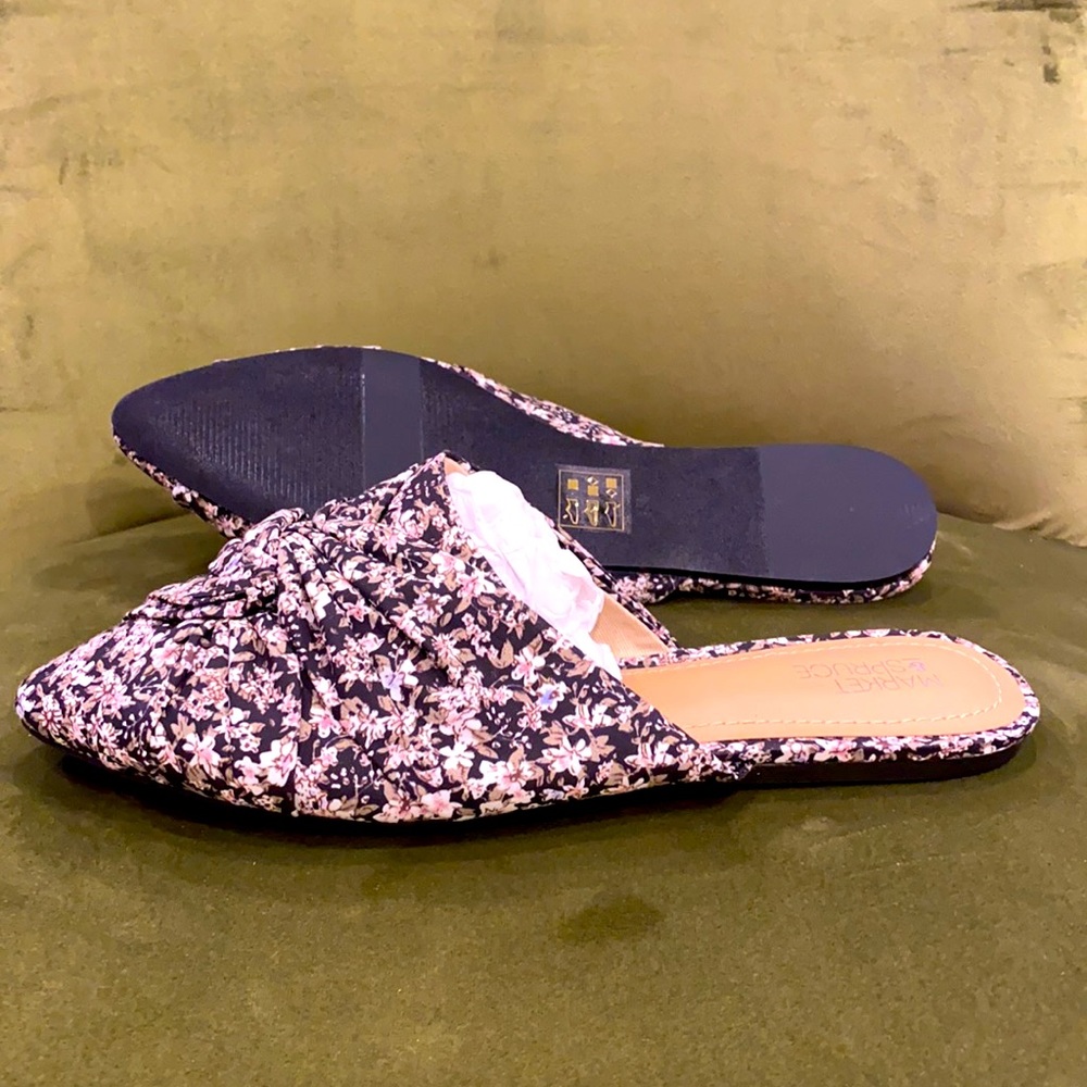Women's Market & Spruce Warner Floral Print Slide Flat